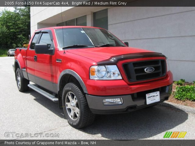 2005 Ford F150 FX4 SuperCab 4x4 in Bright Red