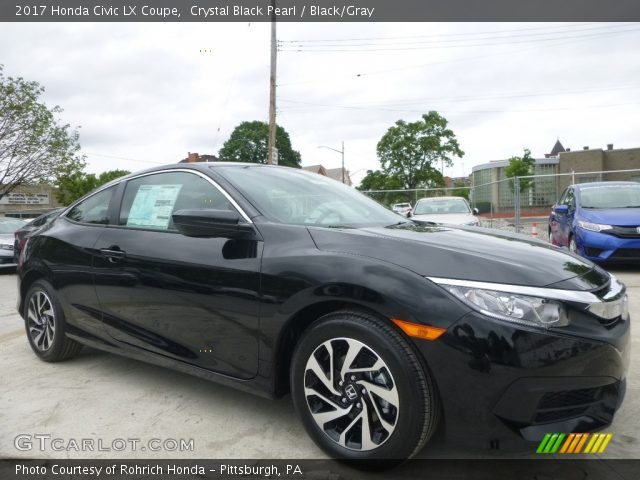 2017 Honda Civic LX Coupe in Crystal Black Pearl