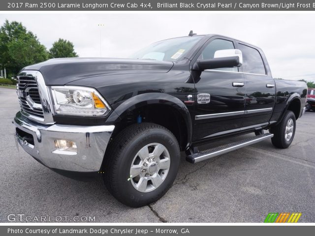 2017 Ram 2500 Laramie Longhorn Crew Cab 4x4 in Brilliant Black Crystal Pearl