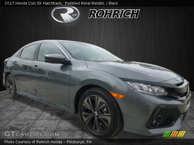 2017 Honda Civic EX Hatchback in Polished Metal Metallic