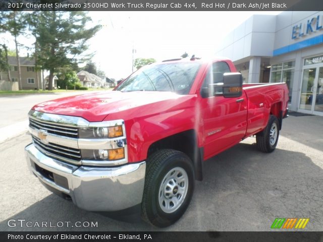 2017 Chevrolet Silverado 3500HD Work Truck Regular Cab 4x4 in Red Hot