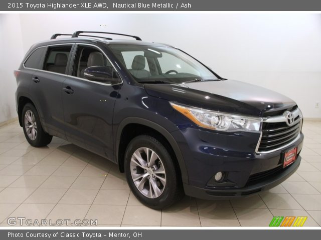 2015 Toyota Highlander XLE AWD in Nautical Blue Metallic