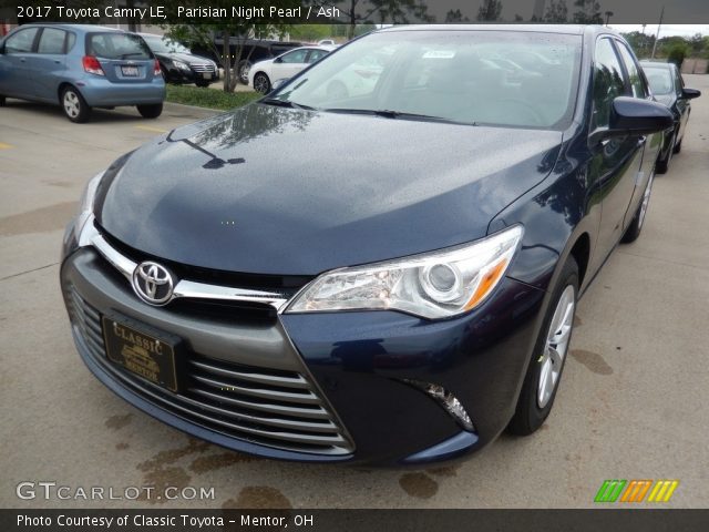 2017 Toyota Camry LE in Parisian Night Pearl