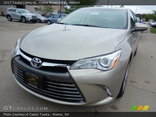 2017 Toyota Camry LE in Creme Brulee Mica