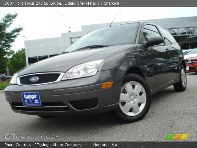 2007 Ford Focus ZX3 SE Coupe in Liquid Grey Metallic