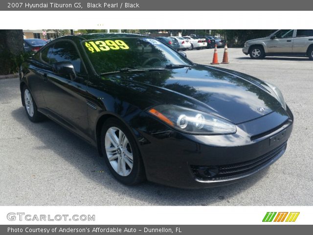 2007 Hyundai Tiburon GS in Black Pearl