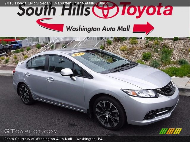 2013 Honda Civic Si Sedan in Alabaster Silver Metallic