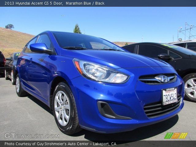 2013 Hyundai Accent GS 5 Door in Marathon Blue