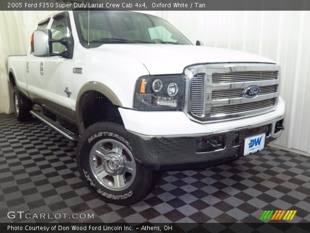 2005 Ford F350 Super Duty Lariat Crew Cab 4x4 in Oxford White