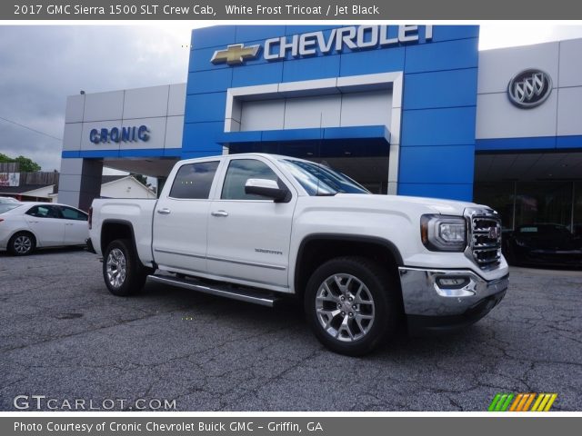 2017 GMC Sierra 1500 SLT Crew Cab in White Frost Tricoat