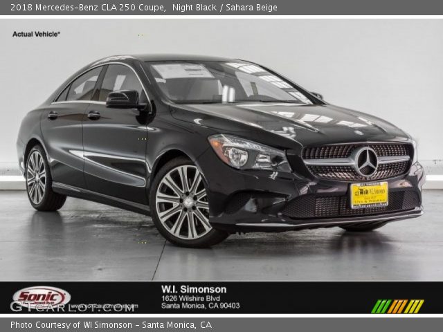 2018 Mercedes-Benz CLA 250 Coupe in Night Black