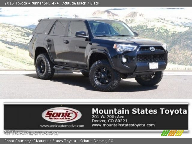 2015 Toyota 4Runner SR5 4x4 in Attitude Black