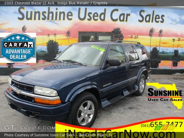 2003 Chevrolet Blazer LS 4x4 in Indigo Blue Metallic