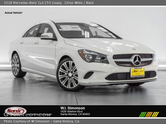 2018 Mercedes-Benz CLA 250 Coupe in Cirrus White