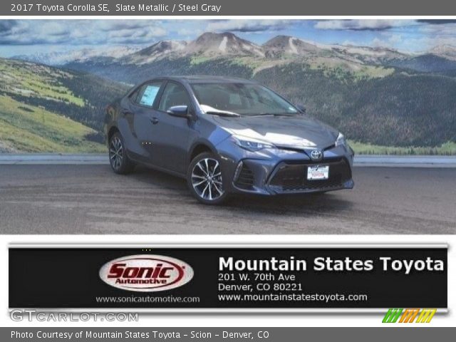 2017 Toyota Corolla SE in Slate Metallic