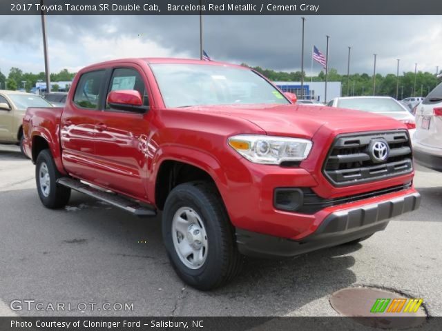 2017 Toyota Tacoma SR Double Cab in Barcelona Red Metallic
