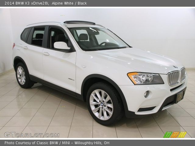 2014 BMW X3 xDrive28i in Alpine White