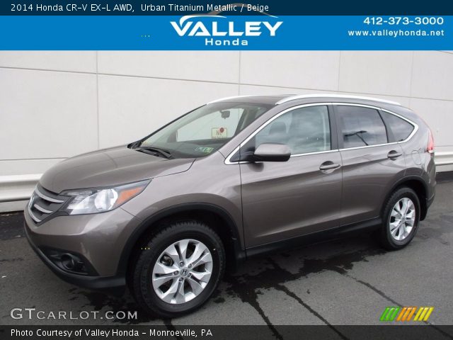 2014 Honda CR-V EX-L AWD in Urban Titanium Metallic