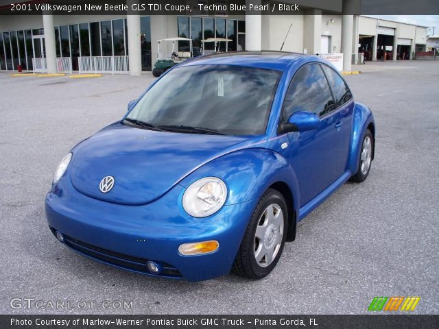 2001 Volkswagen New Beetle GLS TDI Coupe in Techno Blue Pearl