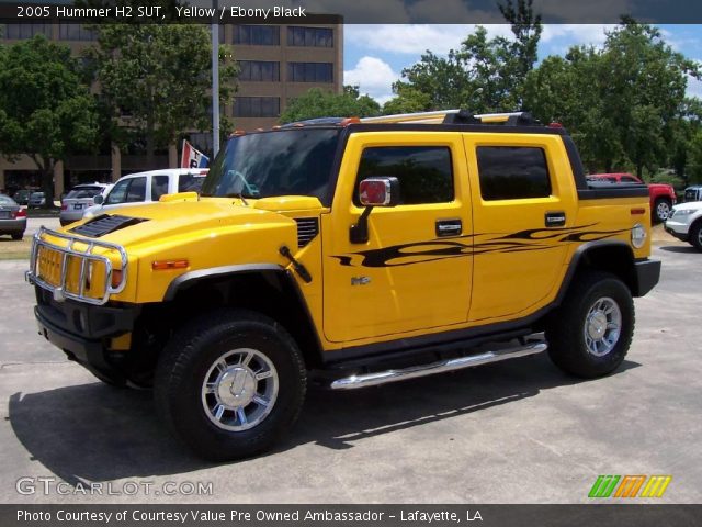 2005 Hummer H2 SUT in Yellow