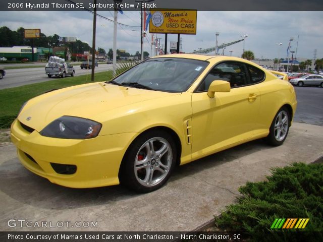 2006 Hyundai Tiburon SE in Sunburst Yellow