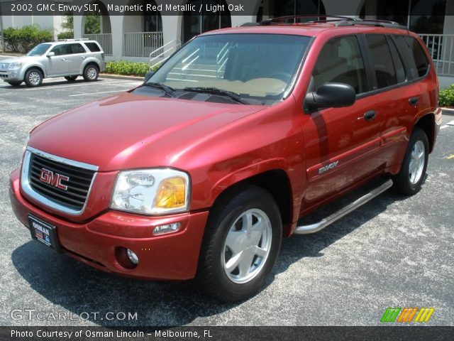 2002 GMC Envoy SLT in Magnetic Red Metallic
