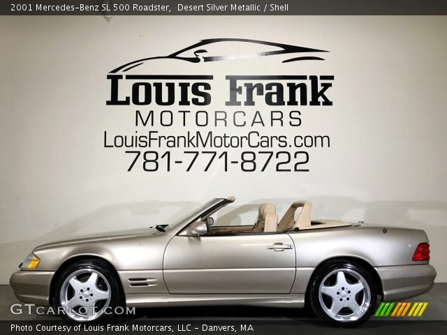 2001 Mercedes-Benz SL 500 Roadster in Desert Silver Metallic