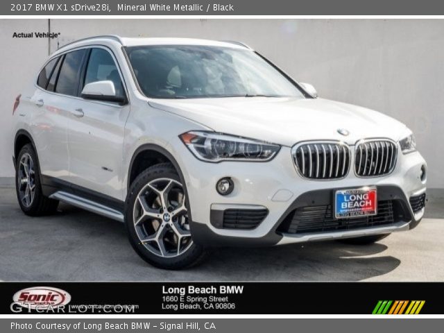 2017 BMW X1 sDrive28i in Mineral White Metallic