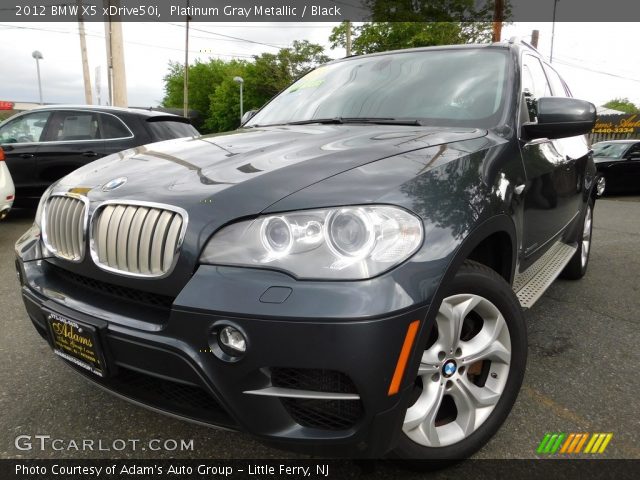 2012 BMW X5 xDrive50i in Platinum Gray Metallic