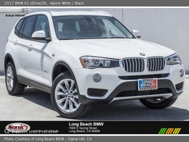 2017 BMW X3 sDrive28i in Alpine White