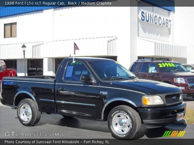 1998 Ford F150 XLT Regular Cab in Black