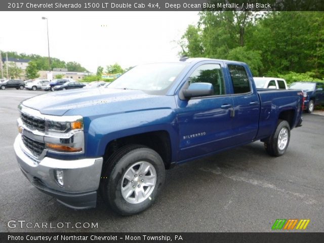 2017 Chevrolet Silverado 1500 LT Double Cab 4x4 in Deep Ocean Blue Metallic