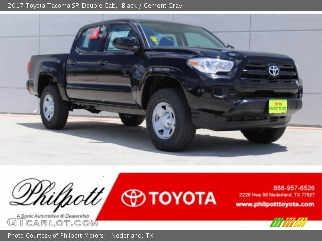 2017 Toyota Tacoma SR Double Cab in Black