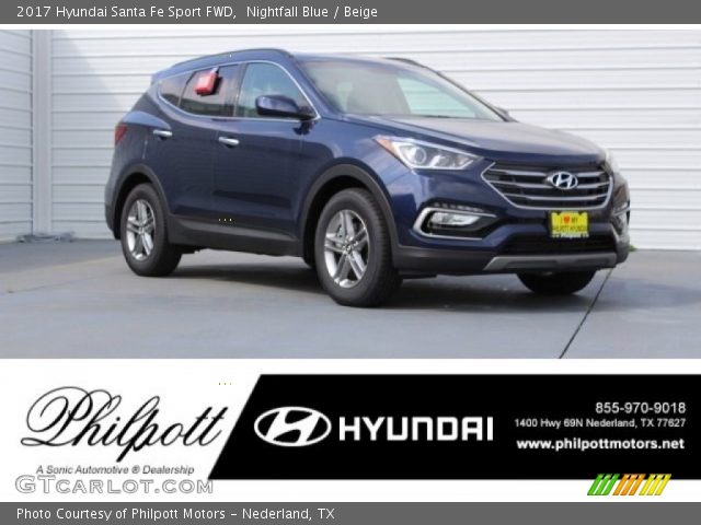 2017 Hyundai Santa Fe Sport FWD in Nightfall Blue
