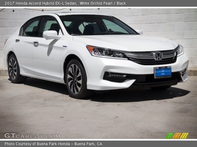 2017 Honda Accord Hybrid EX-L Sedan in White Orchid Pearl