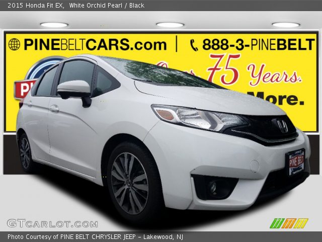 2015 Honda Fit EX in White Orchid Pearl