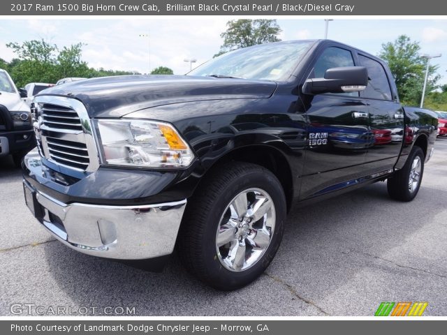 2017 Ram 1500 Big Horn Crew Cab in Brilliant Black Crystal Pearl