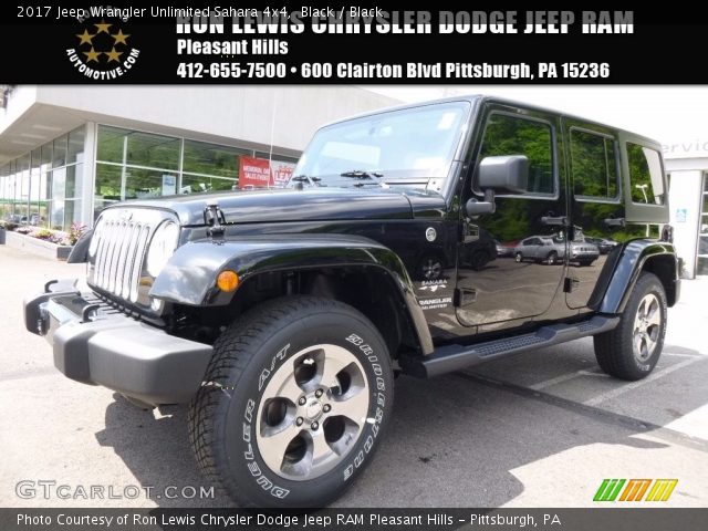 2017 Jeep Wrangler Unlimited Sahara 4x4 in Black