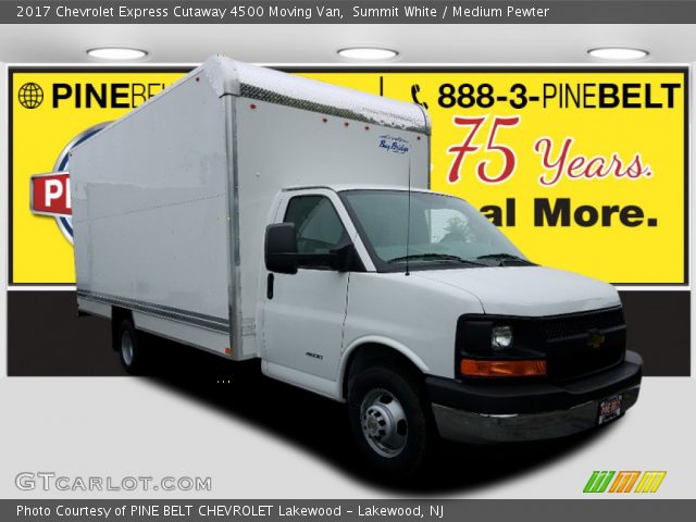 2017 Chevrolet Express Cutaway 4500 Moving Van in Summit White