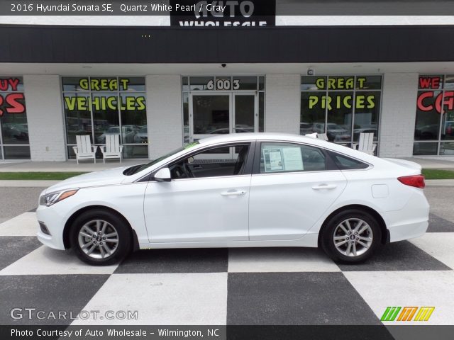 2016 Hyundai Sonata SE in Quartz White Pearl