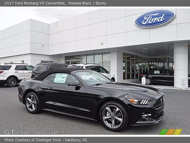 2017 Ford Mustang V6 Convertible in Shadow Black
