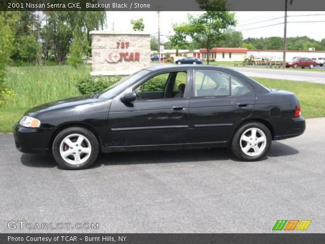 2001 Nissan Sentra GXE in Blackout Black
