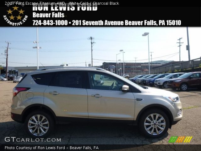 2017 Ford Escape Titanium 4WD in White Gold