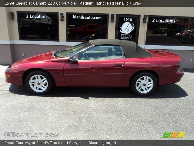 1994 Chevrolet Camaro Z28 Convertible in Medium Patriot Red Metallic