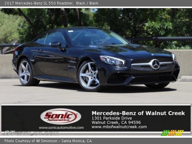 2017 Mercedes-Benz SL 550 Roadster in Black