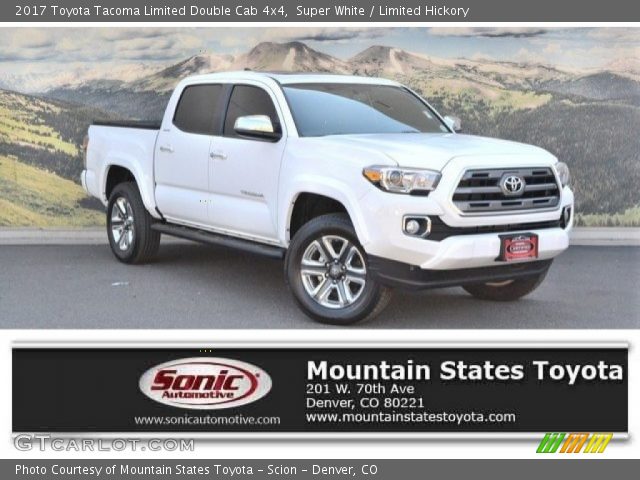 2017 Toyota Tacoma Limited Double Cab 4x4 in Super White