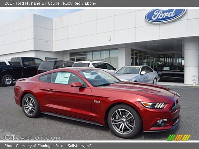 2017 Ford Mustang GT Coupe in Ruby Red