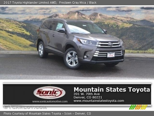 2017 Toyota Highlander Limited AWD in Predawn Gray Mica