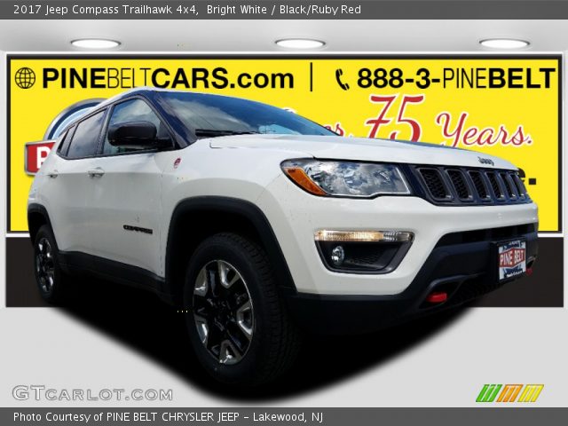 2017 Jeep Compass Trailhawk 4x4 in Bright White