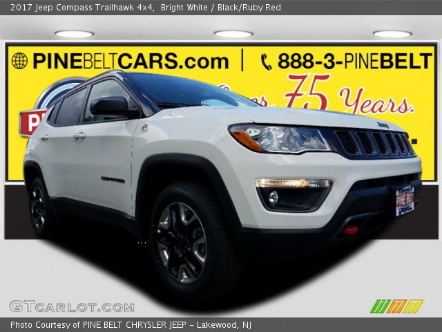 2017 Jeep Compass Trailhawk 4x4 in Bright White